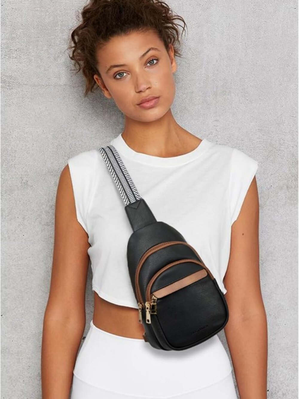 Stylish Leather Crossbody Sling Bag for Women | Anti-Theft, Lightweight - Picture 3 of 9